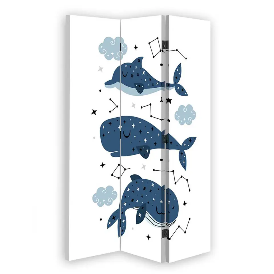 ⁨Parawan dwustronny korkowy, Przyjaciele z oceanu (Rozmiar 110x170)⁩ w sklepie Wasserman.eu