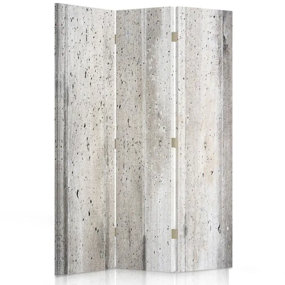 ⁨Parawan dwustronny obrotowy, Nakrapiany beton (Rozmiar 110x170)⁩ w sklepie Wasserman.eu