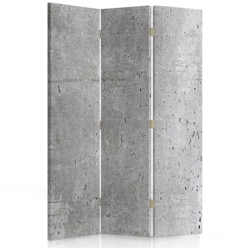 ⁨Parawan dwustronny obrotowy, Struktura betonu (Rozmiar 110x170)⁩ w sklepie Wasserman.eu