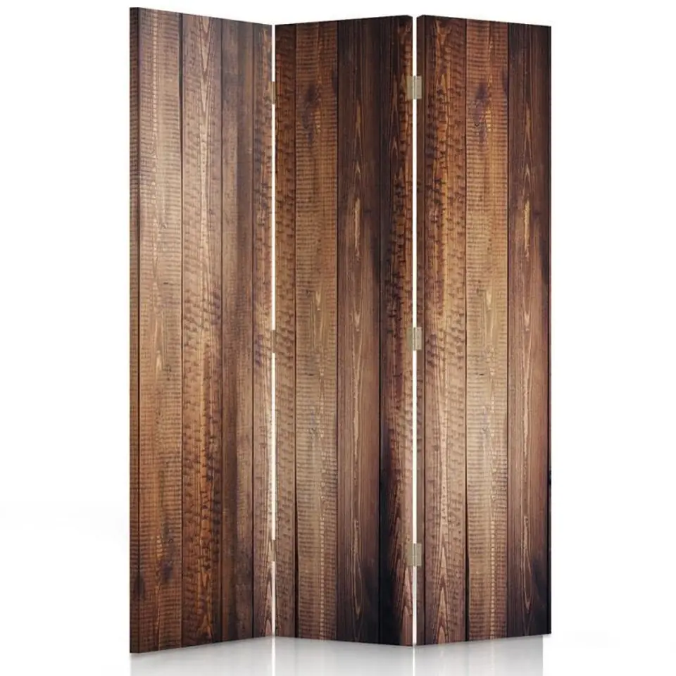 ⁨Double-sided swivel screen, Brown boards (Size 110x170)⁩ at Wasserman.eu