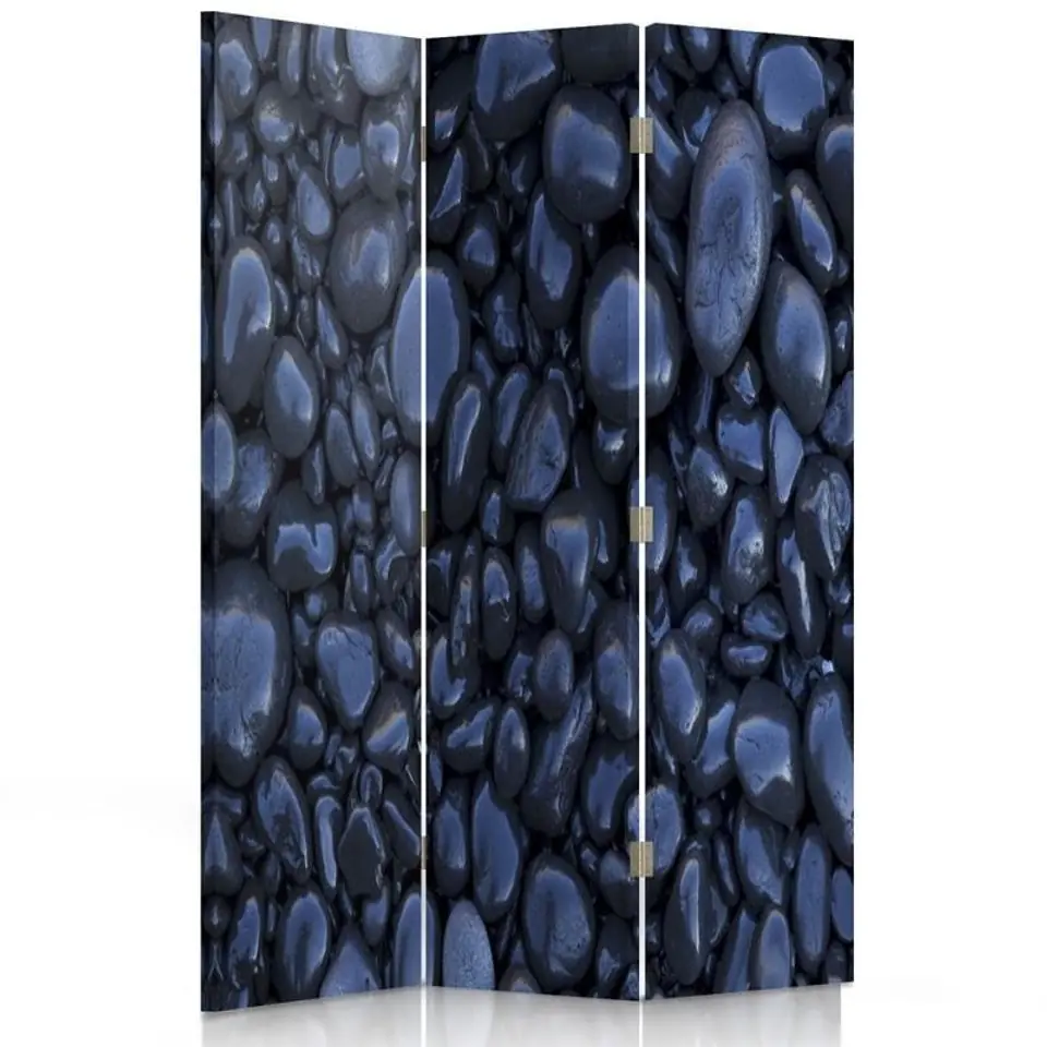 ⁨Double-sided swivel screen, Black stones (Size 110x170)⁩ at Wasserman.eu