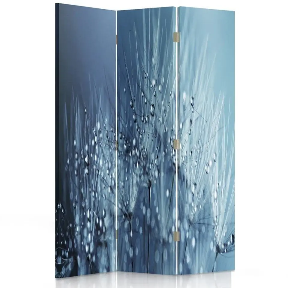 ⁨Parawan dwustronny obrotowy, Dmuchawce w błękicie (Rozmiar 110x170)⁩ w sklepie Wasserman.eu