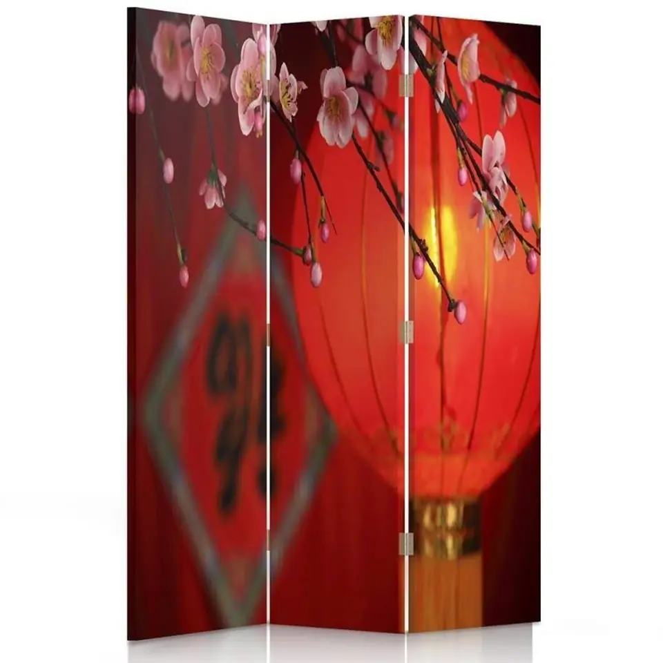⁨Parawan dwustronny obrotowy, Japoński lampion (Rozmiar 110x170)⁩ w sklepie Wasserman.eu
