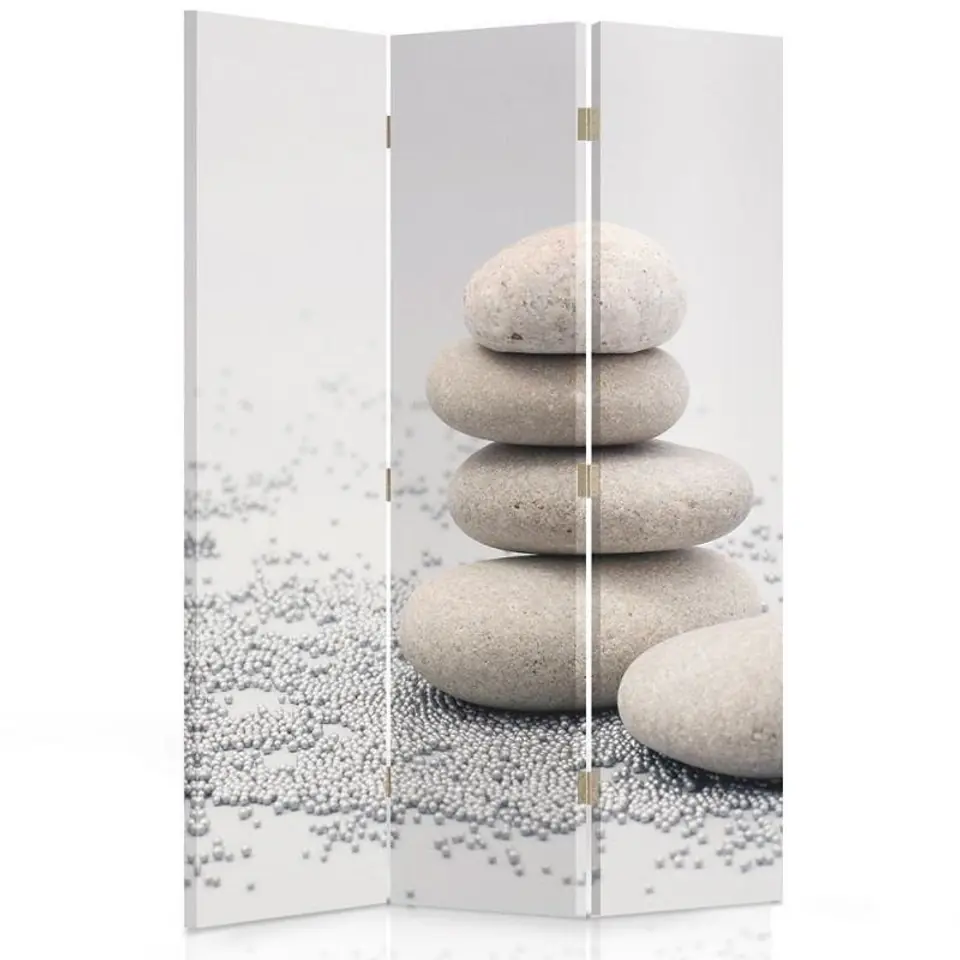 ⁨Double-sided swivel screen, Peace of stones (Size 110x170)⁩ at Wasserman.eu