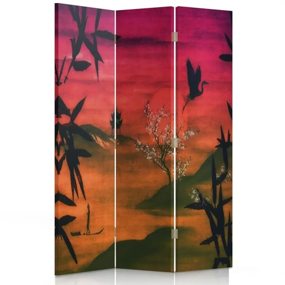⁨Parawan dwustronny obrotowy, Krajobraz Japonii (Rozmiar 110x170)⁩ w sklepie Wasserman.eu