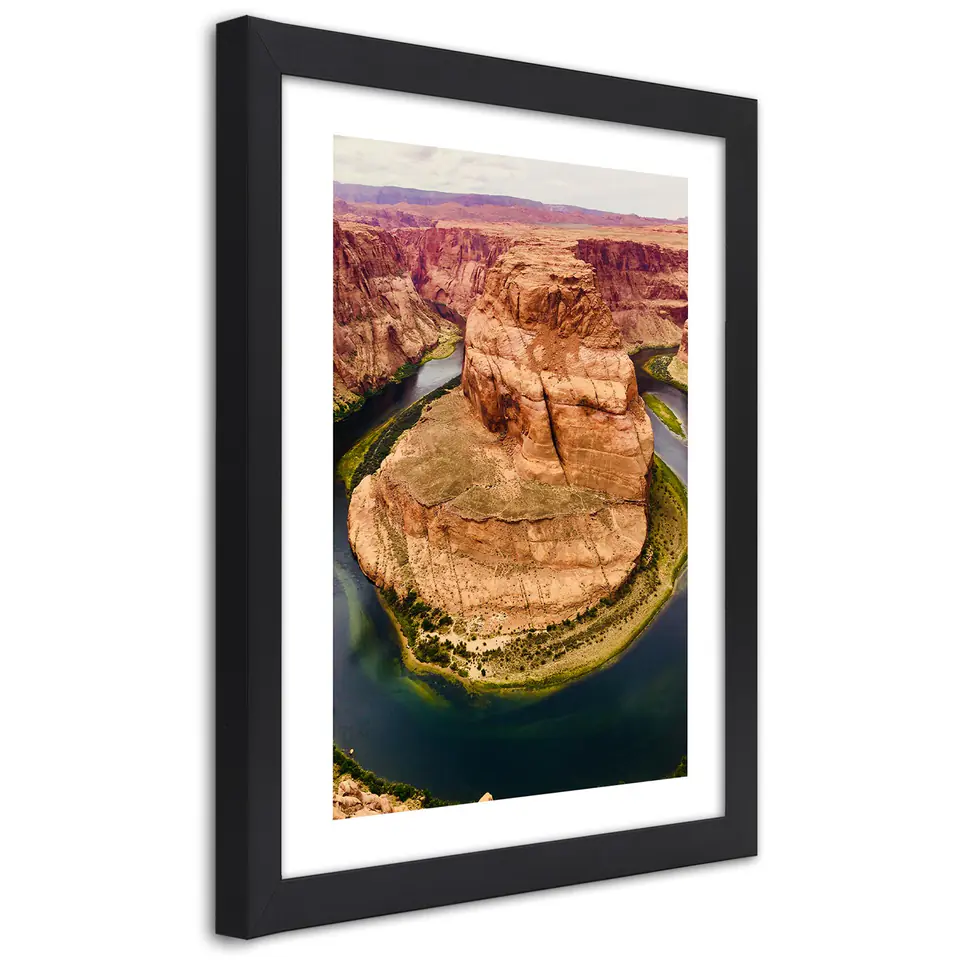 ⁨Black Framed Poster, Grand Canyon Rocks (Size 40x60)⁩ at Wasserman.eu