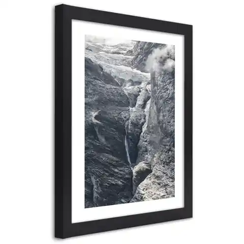 ⁨Black frame poster, Rock view (Size 70x100)⁩ at Wasserman.eu