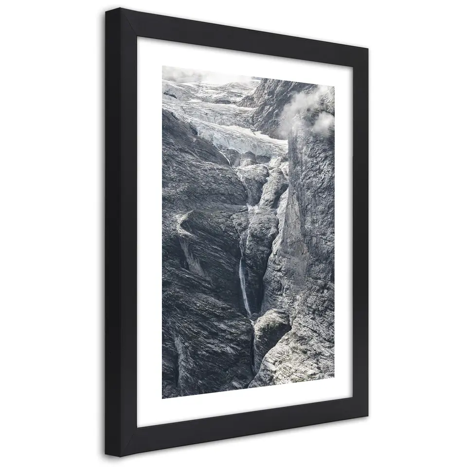 ⁨Obraz w ramie, Widok na skały (Rozmiar 30x45)⁩ w sklepie Wasserman.eu