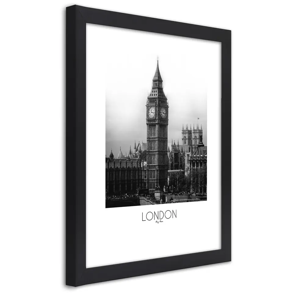 ⁨Obraz w ramie, Legendarny Big Ben (Rozmiar 20x30)⁩ w sklepie Wasserman.eu