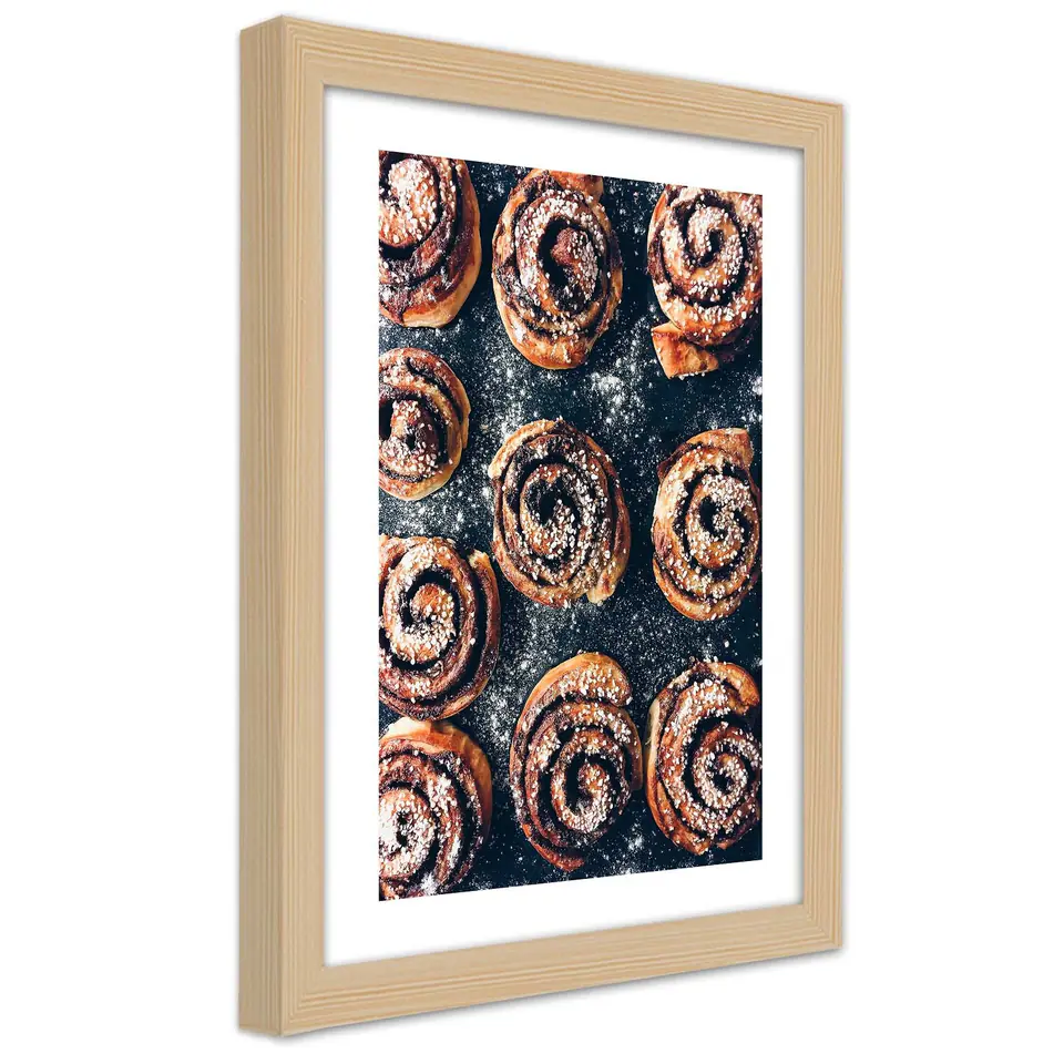 ⁨Natural frame poster, Hot sweets (Size 40x60)⁩ at Wasserman.eu