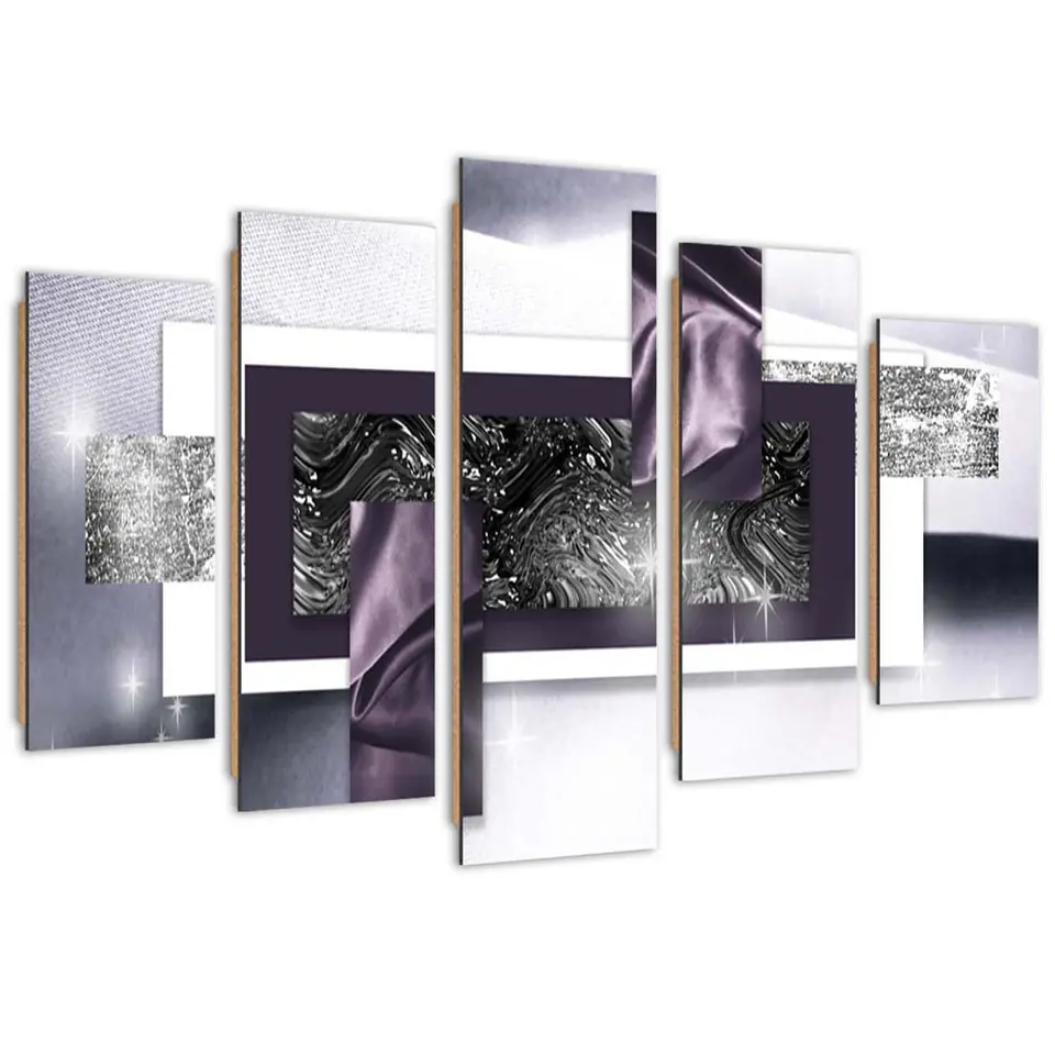 ⁨Obraz pięcioczęściowy Deco Panel, Abstrakcja kosmiczna (Rozmiar 100x70)⁩ w sklepie Wasserman.eu