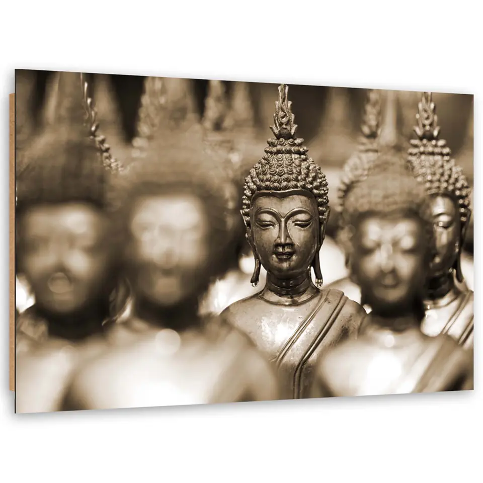 ⁨Obraz Deco Panel, Budda w tłumie (Rozmiar 120x80)⁩ w sklepie Wasserman.eu