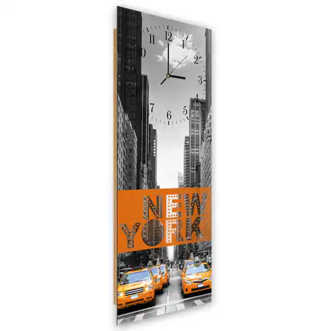 ⁨Picture with clock, New York (Size 25x65)⁩ at Wasserman.eu