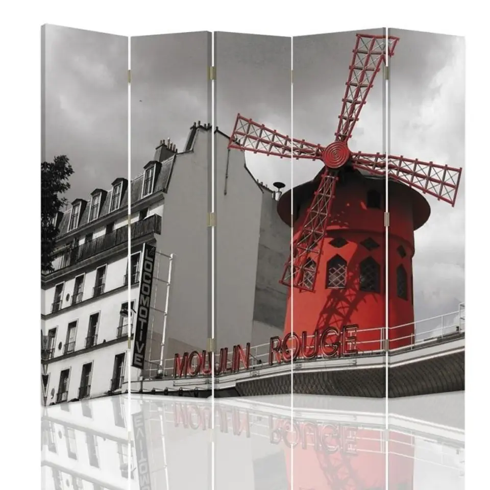 ⁨Parawan dwustronny, Moulin Rouge (Rozmiar 180x170)⁩ w sklepie Wasserman.eu