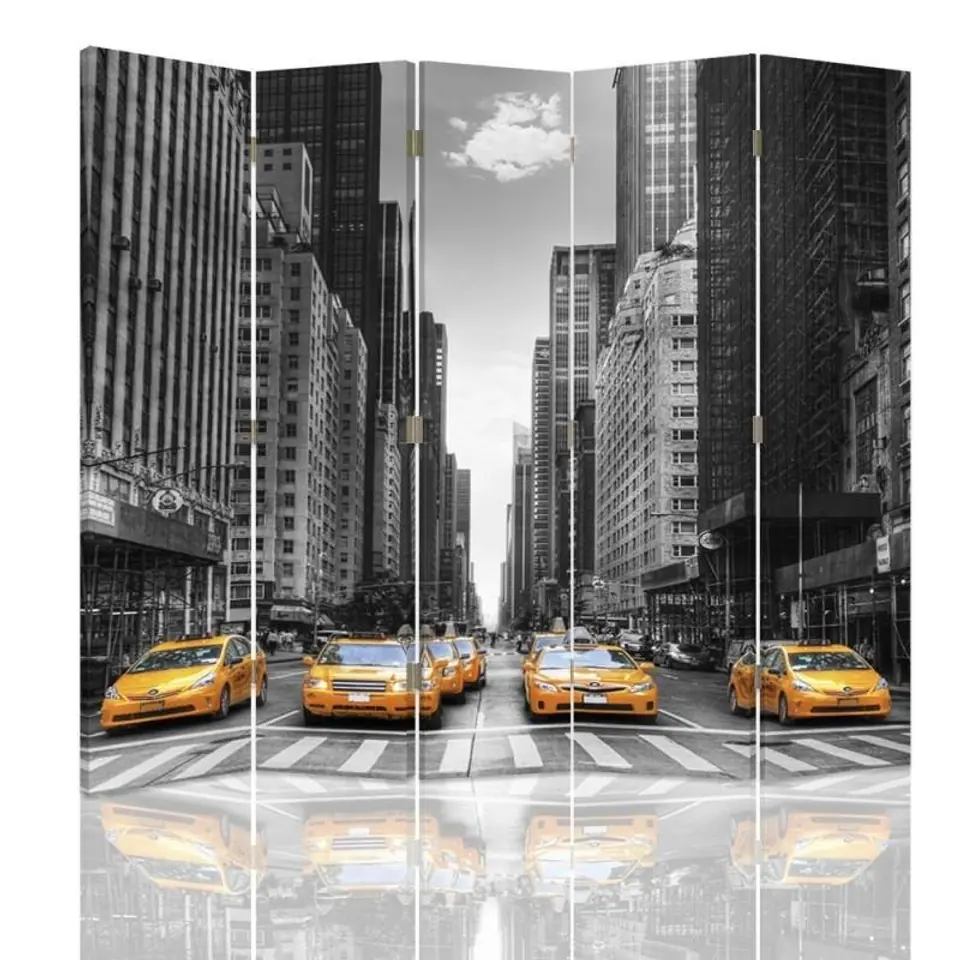 ⁨Double-sided screen, New York Taxi (Size 180x170)⁩ at Wasserman.eu