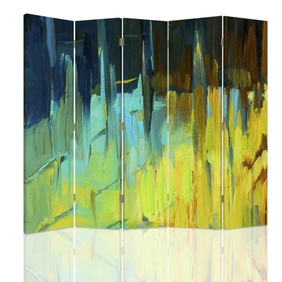 ⁨Double-sided screen, Coastal abstraction (Size 180x170)⁩ at Wasserman.eu