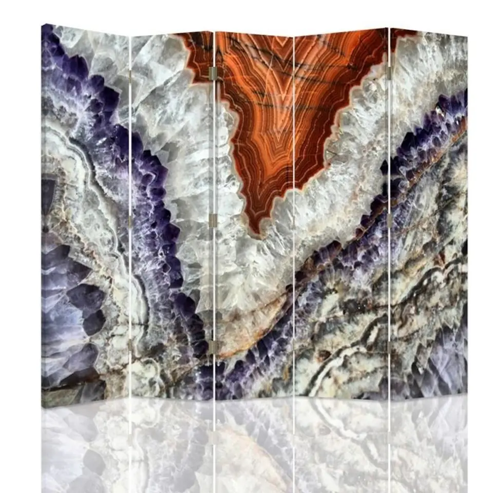 ⁨Double-sided screen, Mineral structure (Size 180x170)⁩ at Wasserman.eu