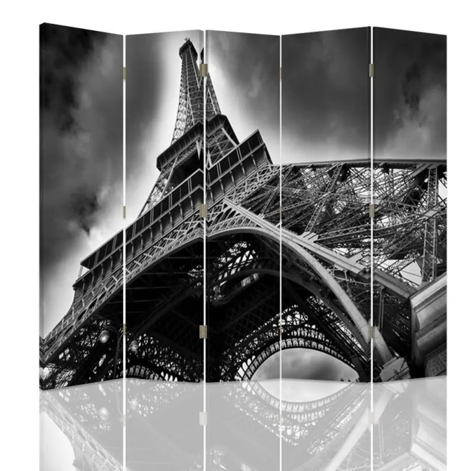 ⁨Double-sided screen, Eiffel Tower from a frog's perspective (Size 180x170)⁩ at Wasserman.eu