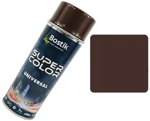 ⁨Farba w sprayu uniwersalna 400ml (brąz czekolada, RAL8017)⁩ w sklepie Wasserman.eu