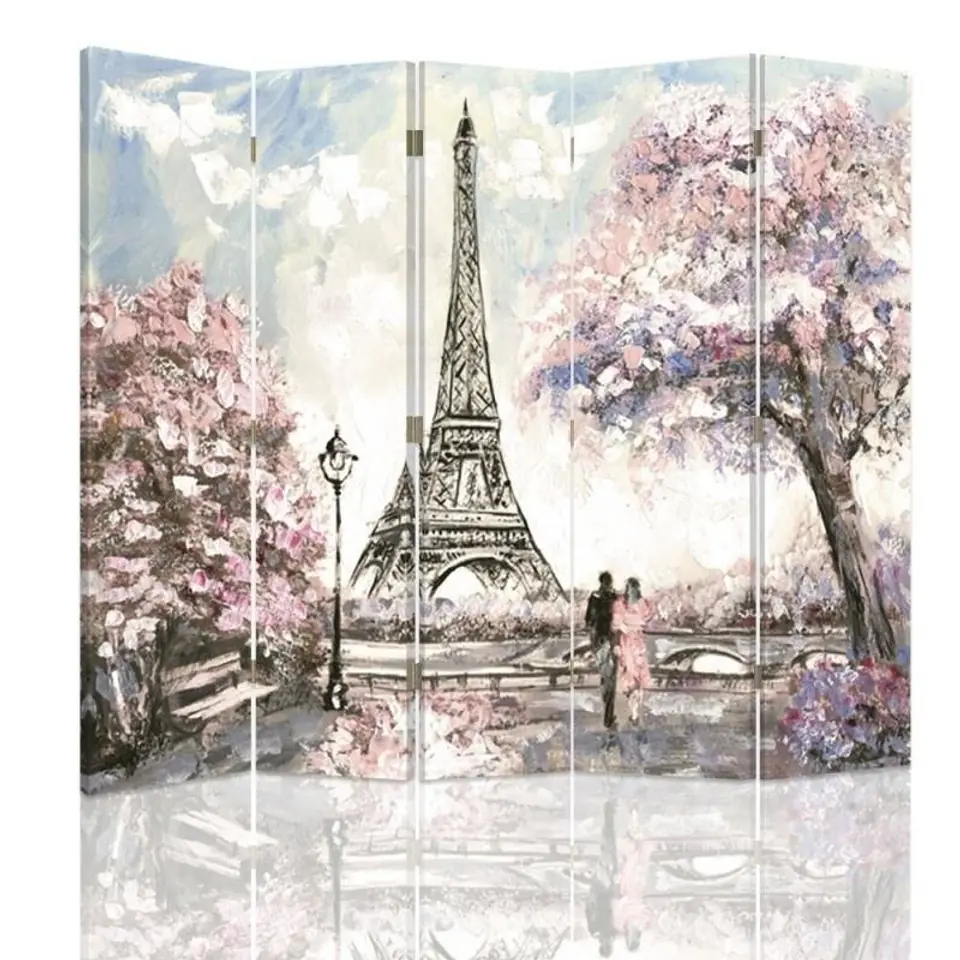 ⁨Double-sided screen, Spring in Paris (Size 180x170)⁩ at Wasserman.eu