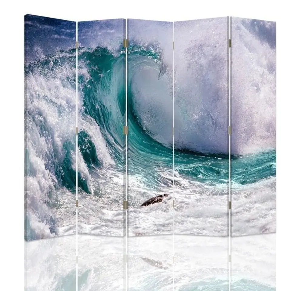 ⁨Double-sided screen, Rough wave (Size 180x170)⁩ at Wasserman.eu