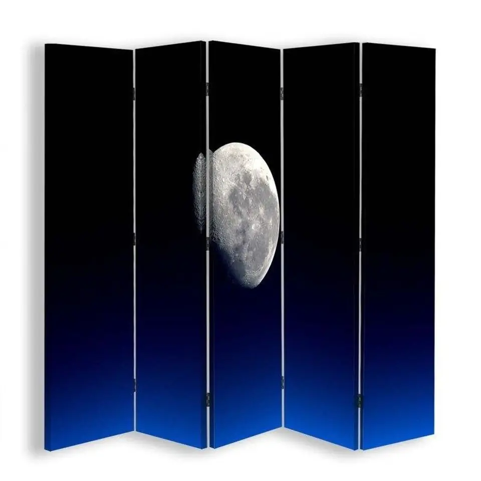 ⁨Double-sided screen, Moon in the night sky (Size 180x170)⁩ at Wasserman.eu