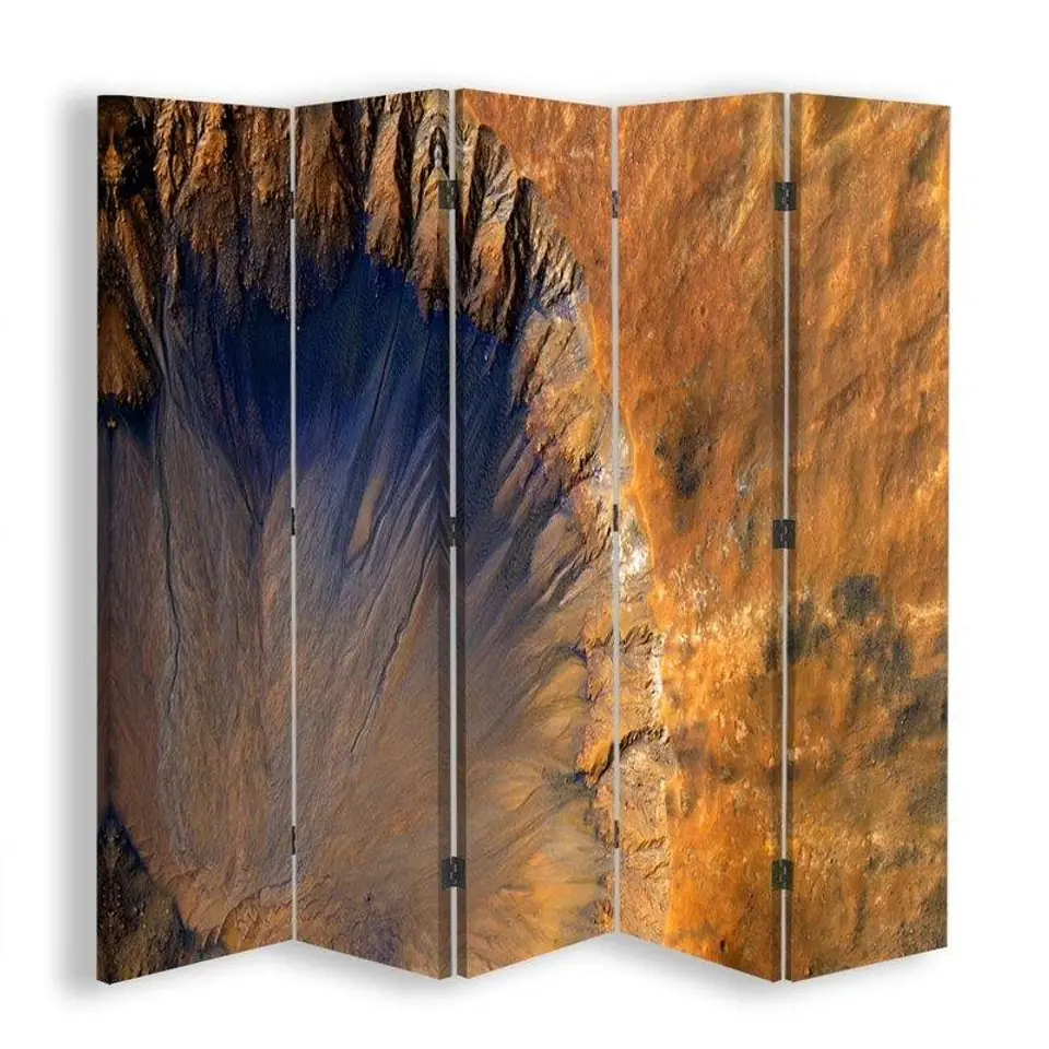 ⁨Double-sided screen, Rusty abstraction (Size 180x170)⁩ at Wasserman.eu