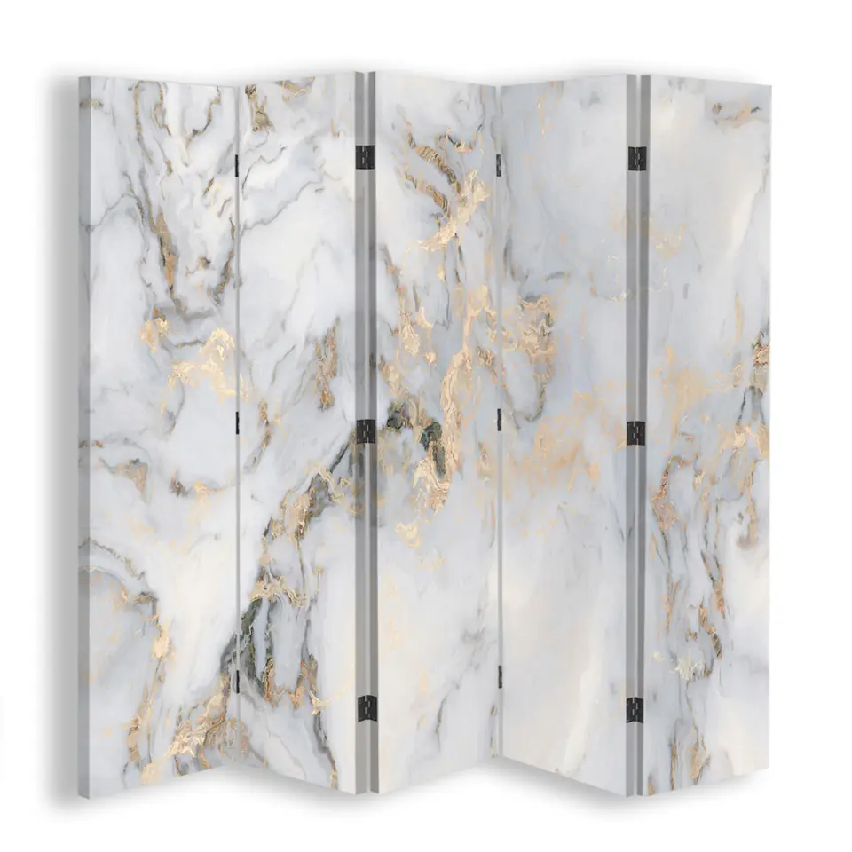 ⁨Double-sided screen, Golden marble (Size 180x170)⁩ at Wasserman.eu