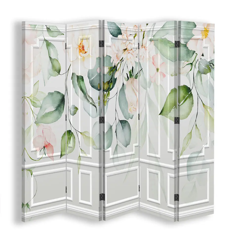 ⁨Double-sided screen, Green leaves (Size 180x170)⁩ at Wasserman.eu