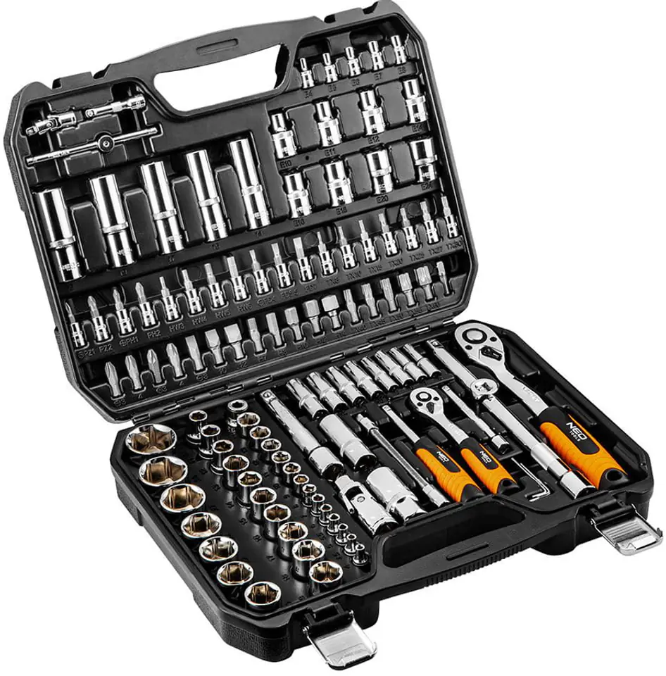 Klucze nasadowe 1/4", 1/2", zestaw 111 szt., CrV Neo w sklepie Wasserman.eu