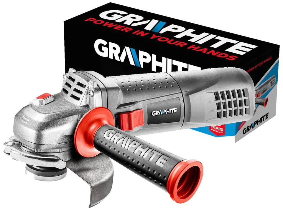 ⁨Szlifierka kątowa Graphite 900W 125mm 12000 ob/min⁩ w sklepie Wasserman.eu