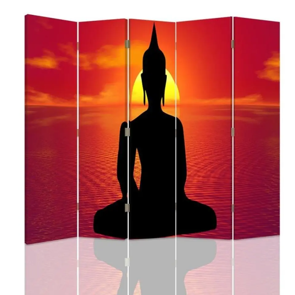 ⁨Double-sided screen, Buddha Meditation (Size 180x170)⁩ at Wasserman.eu