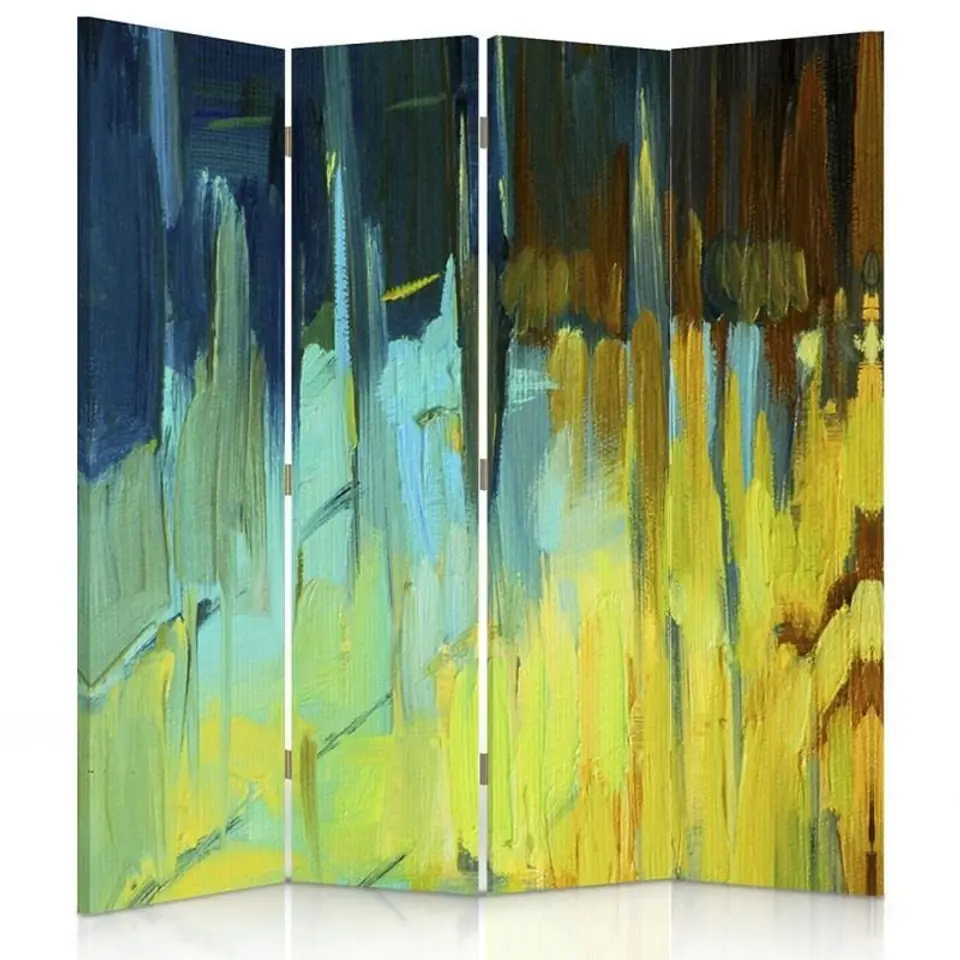 ⁨Double-sided screen, Coastal abstraction (Size 145x170)⁩ at Wasserman.eu