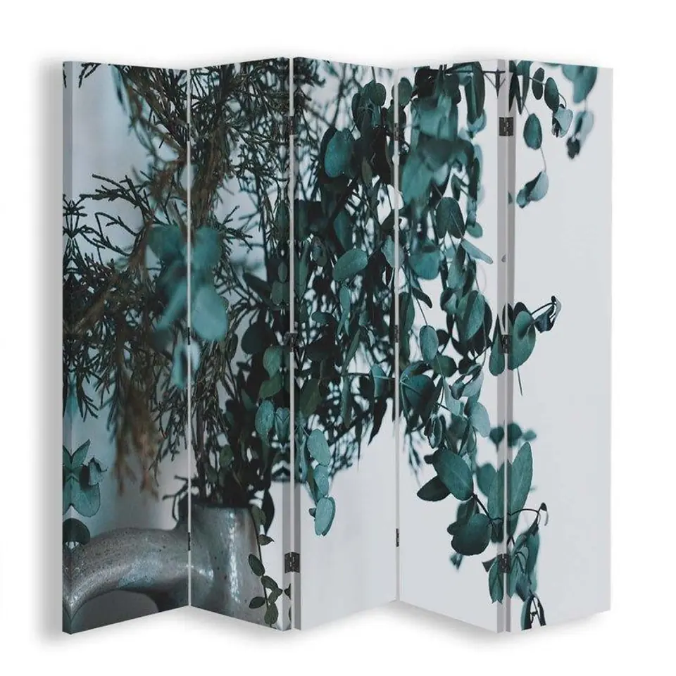 ⁨Double-sided screen, Green plant in a vase (Size 180x170)⁩ at Wasserman.eu