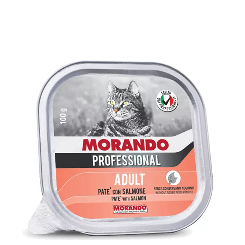 ⁨MORANDO PRO KOT Salmon pate 100g⁩ at Wasserman.eu