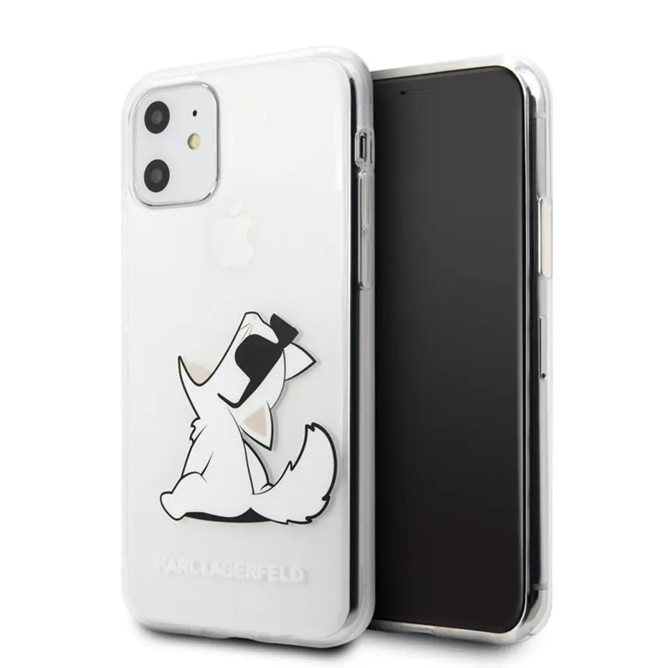 ⁨Karl Lagerfeld Choupette Fun Sunglasses - Etui iPhone 11 (przezroczysty)⁩ w sklepie Wasserman.eu