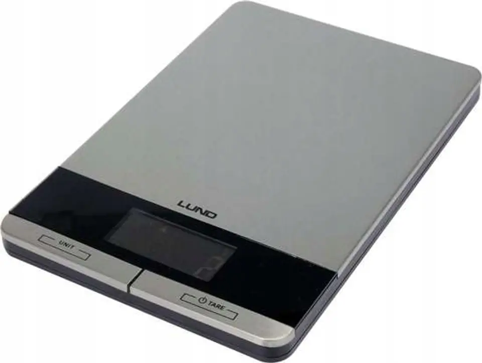 ⁨KITCHEN SCALE STAINLESS STEEL 15*22,5*1,5CM⁩ at Wasserman.eu