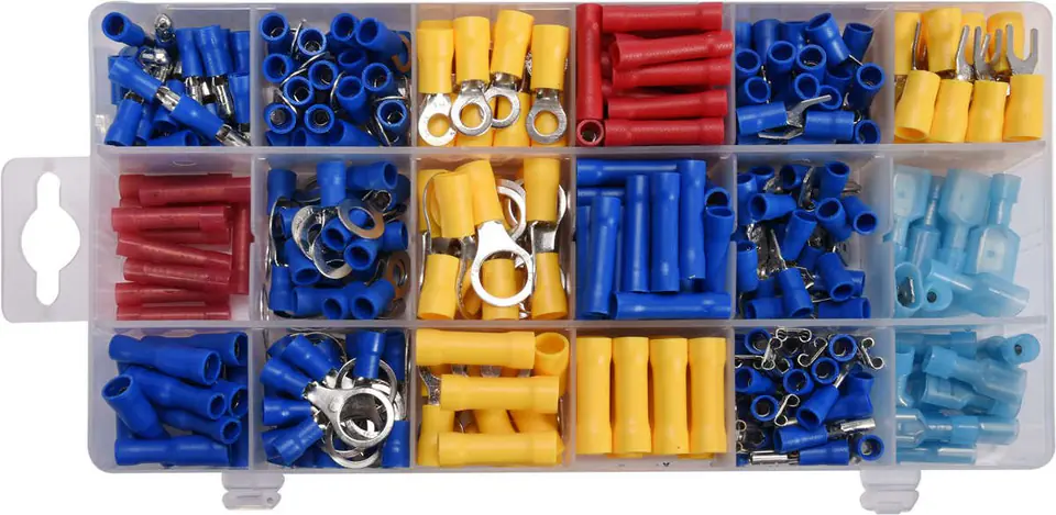 ⁨SET OF ELECTRICAL CONNECTORS MIX 360 PCS⁩ at Wasserman.eu