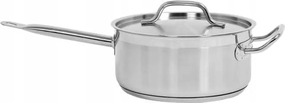 ⁨SAUCEPAN WITH STAINLESS STEEL LID 24X11CM 5L.⁩ at Wasserman.eu