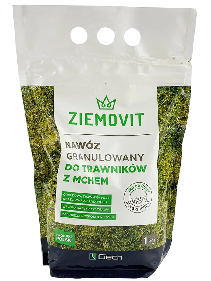 Nawóz do trawników z mchem Ziemowit (1 kg) w sklepie Wasserman.eu