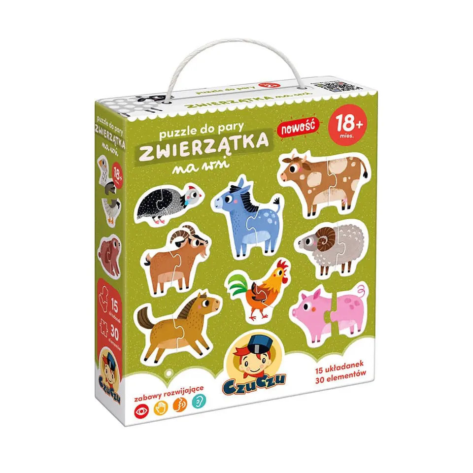 Puzzle do pary - Zwierzątka na wsi w sklepie Wasserman.eu