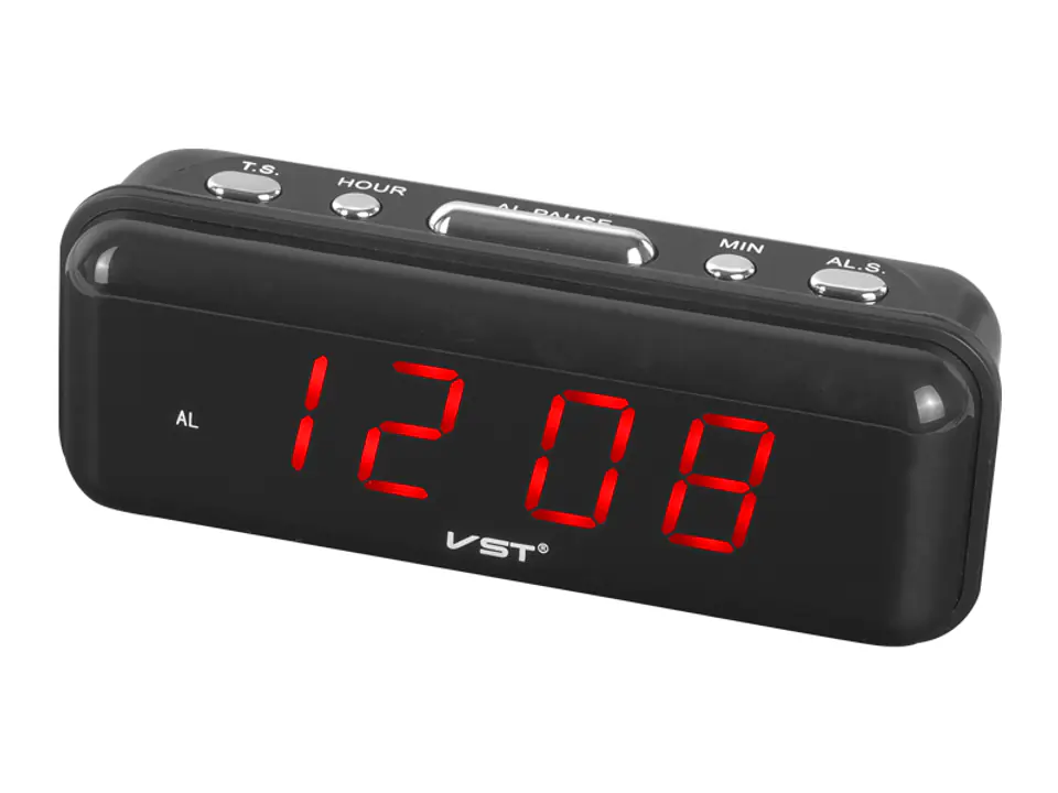 ⁨Alarm clock LED VST-738, red. (1LM)⁩ at Wasserman.eu