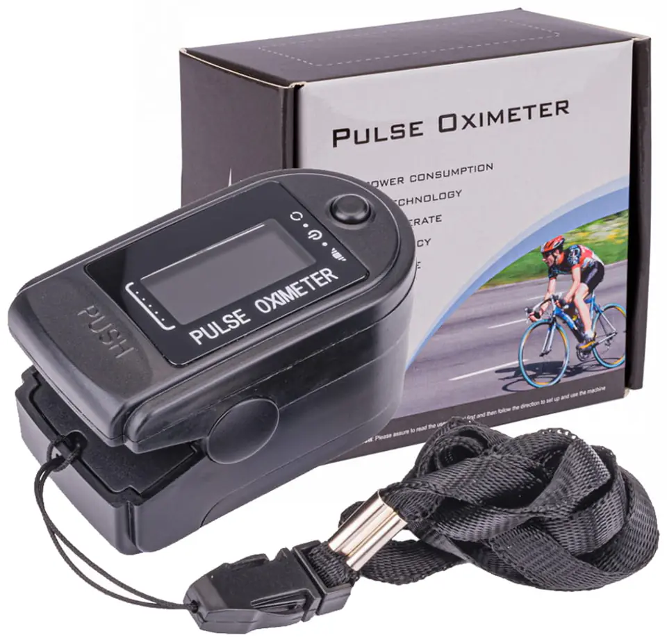 Pulse oximeter CMS 50D OLED heart rate monitor and oximeter at Wasserman.eu