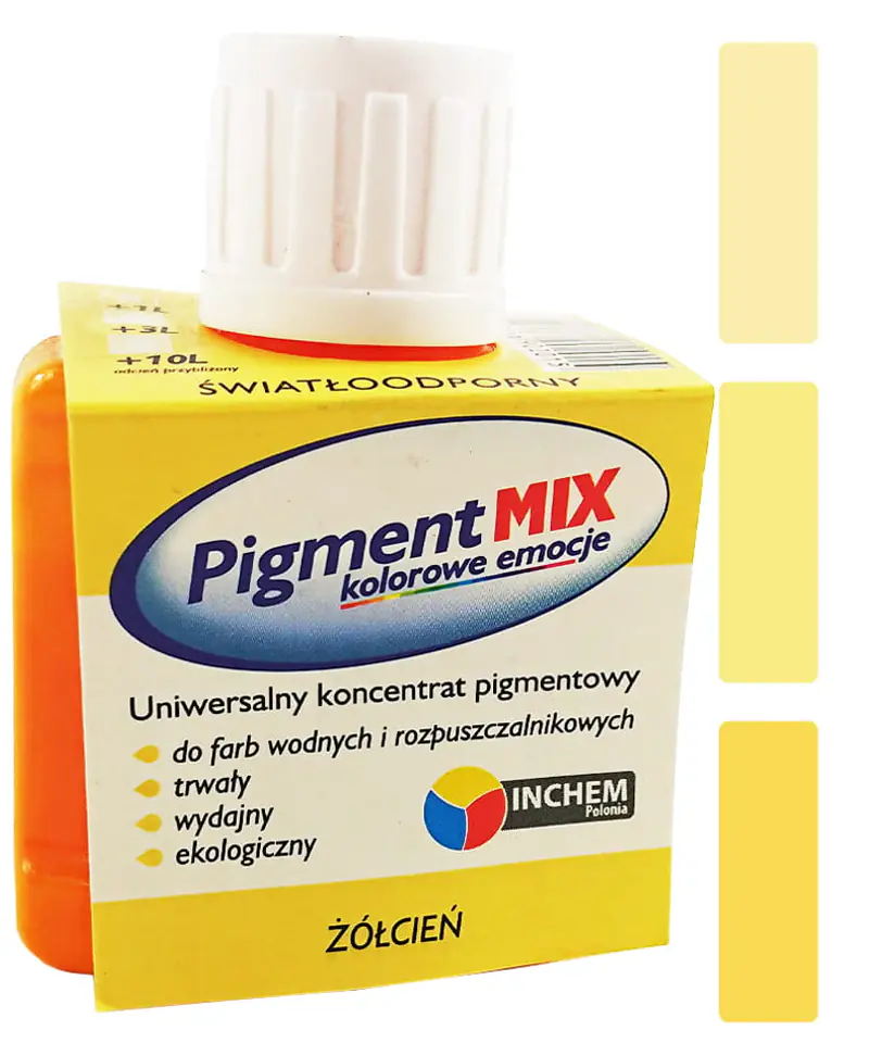 ⁨Pigment uniwersalny koncentrat 80ml (żółcień)⁩ w sklepie Wasserman.eu