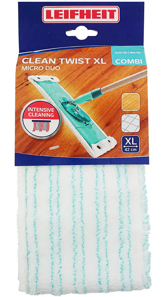 Clean Twist XL mop insert. Leifheit cover at Wasserman.eu
