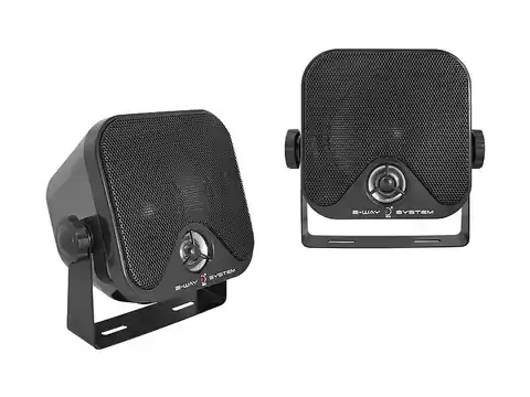⁨DIETZ Car speakers in black housing CX-4MB 2way/90W, set of 2 pieces. (1LM)⁩ at Wasserman.eu