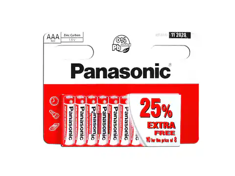 ⁨10 szt. Bateria Panasonic R03 (blister 10 sztuk). (1LM)⁩ w sklepie Wasserman.eu