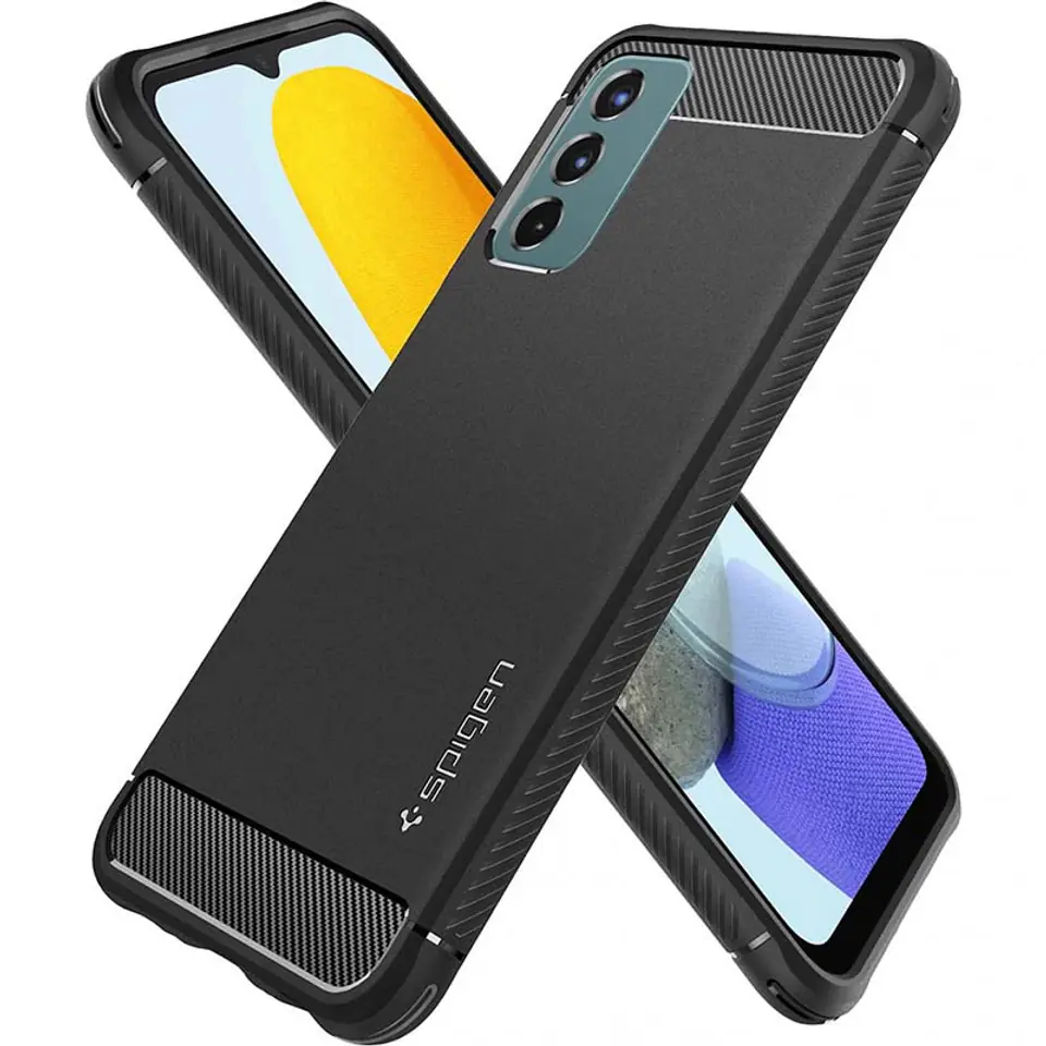 ⁨Spigen Rugged Armor Samsung M23 5G M236 black/black matte ACS04160⁩ at Wasserman.eu