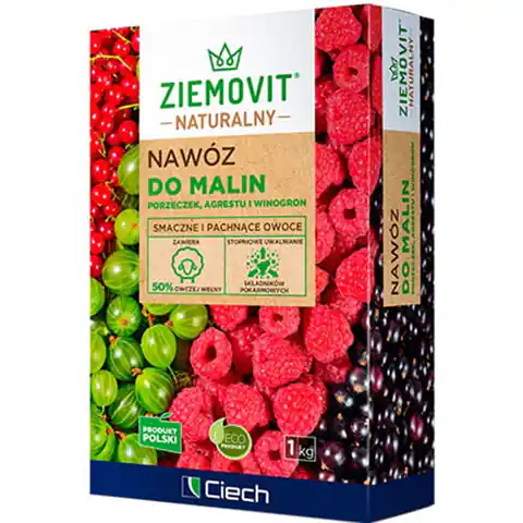 ⁨Fertilizer for raspberries, currants, gooseberries and grapes 1 kg⁩ at Wasserman.eu