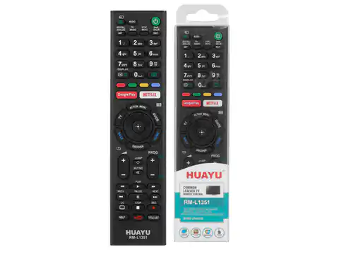 ⁨Remote control for LCD/LED TV Sony RM-L1351, Netflix, Google Play, Youtube. (1LM)⁩ at Wasserman.eu
